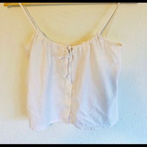 Brandy Melville white crop top